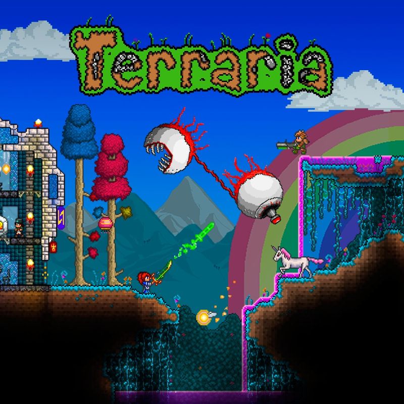 Terraria box art for Playstation 4